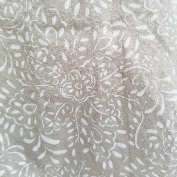 Fresh Produce Boho 100% Cotton Capri Pants Sage Green Floral Print, Size L - Picture 7 of 14